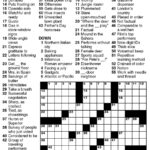 Newsday Crossword Puzzle For Oct 30 2017 By Stanley Newman Creators