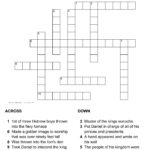 Printable Bible Crossword Puzzles With Answers Printable Crossword