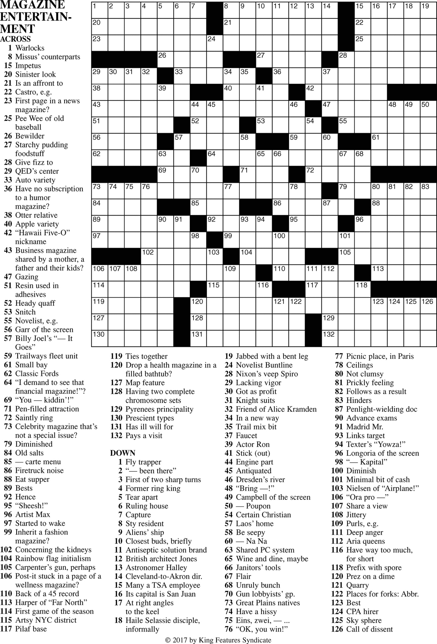 Printable Crossword Puzzles By Frank Longo Printable Crossword Puzzles