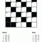 Printable Math Crossword Puzzles For Primary Math Students