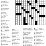 Printable Thomas Joseph Crossword Puzzle For Today Printable