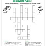 St Patrick S Day Crossword Puzzle Free Printable Game Pjs And Paint