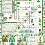 St Patrick S Day Crossword With Answers ESL Worksheet By Maguyre