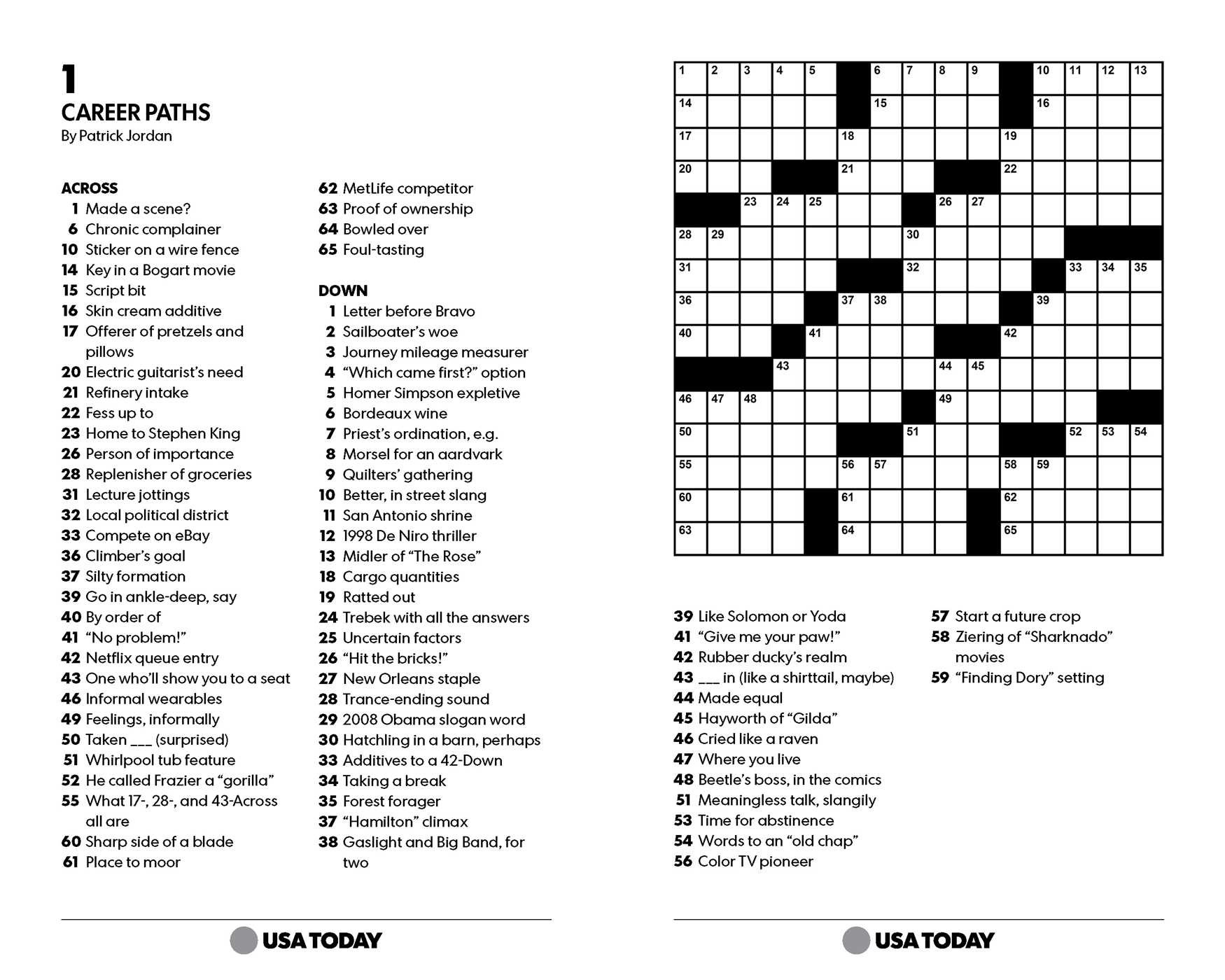 USA TODAY Crossword Super Challenge 2 Book By USA TODAY Official 