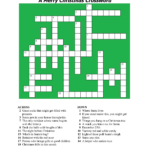 17 Fun Printable Christmas Crossword Puzzles Kitty Baby Love