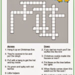 5 Easy Christmas Crosswords For Kids Printable
