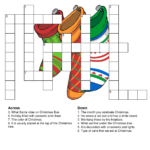 Christmas Crossword Puzzles Best Coloring Pages For Kids