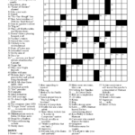 Free Printable Frank Longo Sunday Crossword Puzzles Premier