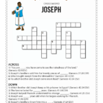 Joseph Crossword Puzzle For Kids Printable Bible Crossword Puzzle
