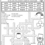 Prefixes Crossword Puzzle Highlight The Prefix In Each Word Use The