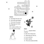 Printable Crossword Puzzles Kids Printable Crossword Puzzles