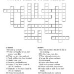 Printable Summer Crossword Puzzles Printable Crossword Puzzles
