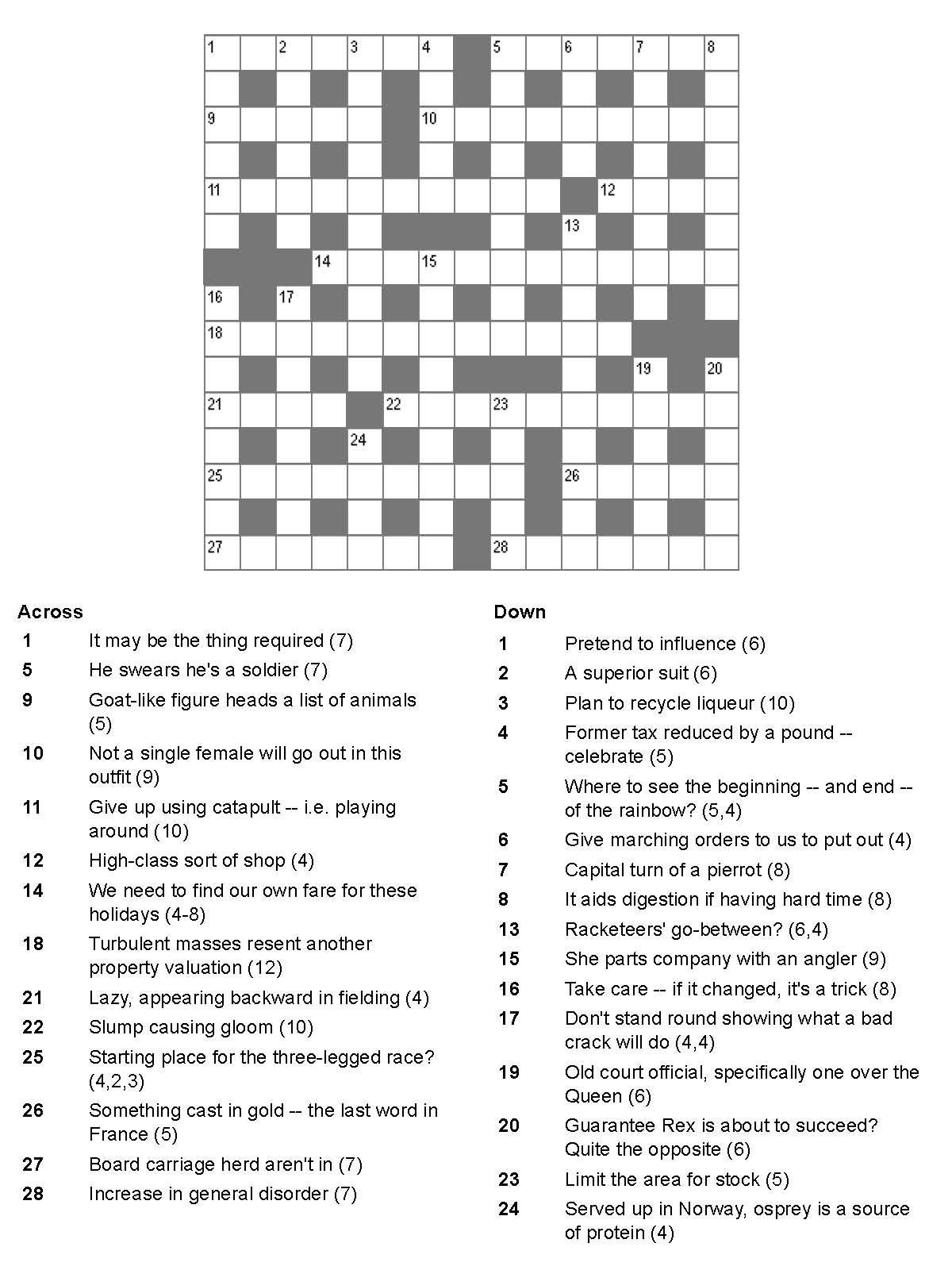 Word Printable Summer Crossword Puzzle For Kids Fun Crossword Puzzles 